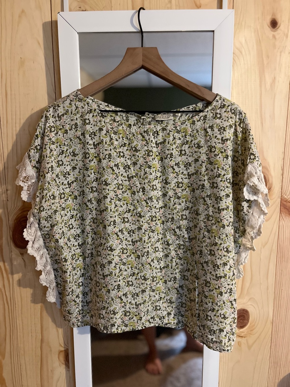 Live Life Sanctuary Floral Boxy Fit Top 100% Cotton